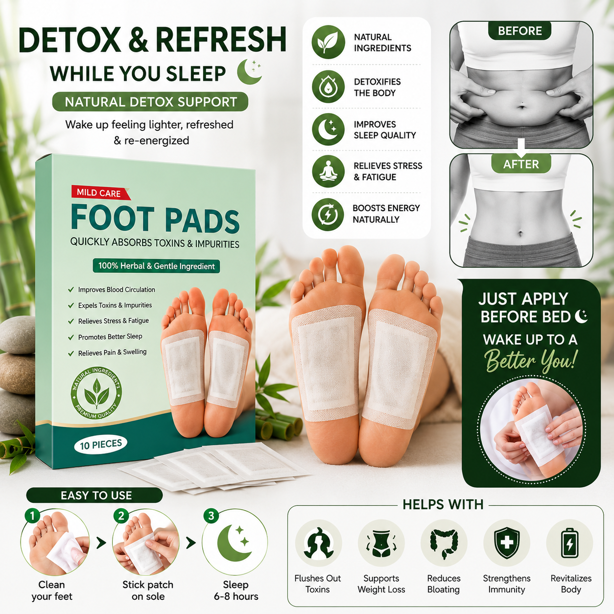 Velzoo Premium Detox Foot Patch