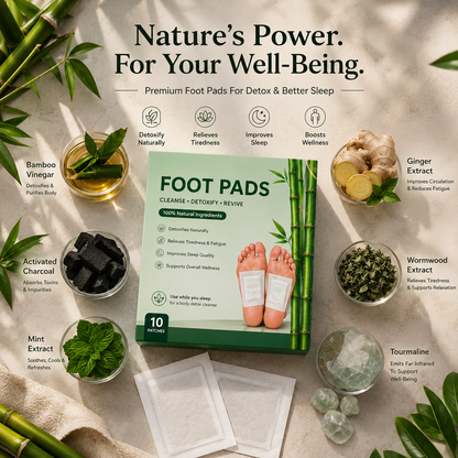 CalmStep™ Premium Detox Foot Patches (Pack of 10) – Buy 1 Get 1 Free
